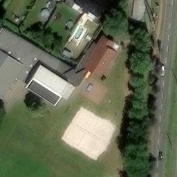 Sand Volleyball Court in Lilienthal, Bremen — aerial view