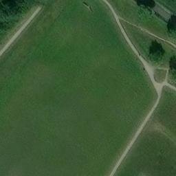 Grass Volleyball Court — aerial view