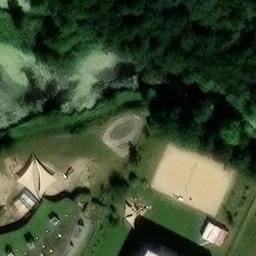Horn-Lehe Beach Volleyball Court — aerial view