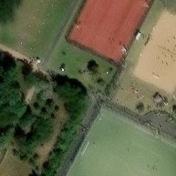 Sand Volleyball Court, Bremen — aerial view