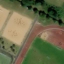 Sand Volleyball Court, Bremen — aerial view