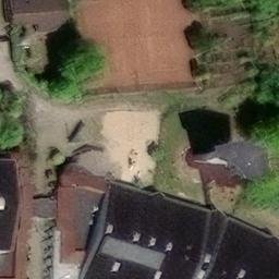 Sand Volleyball Court, Wardenburg — aerial view