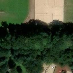 Sand Volleyball Court, Bremen — aerial view
