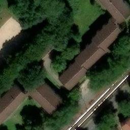 Sand Volleyball Court in Bremen, Bremen — aerial view