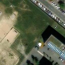 Sand Volleyball Court, Bremen — aerial view