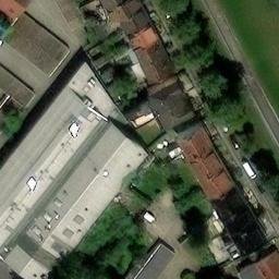 Sand Volleyball Court, Bremen — aerial view