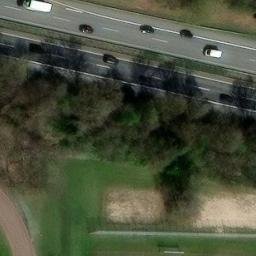 Sand Volleyball Court, Achim — aerial view