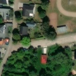 Volleyball Court, Angermünde — aerial view