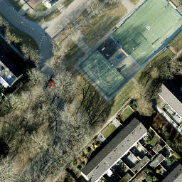 Volleyball Court — aerial view