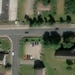 Sand Volleyball Court, Munster — aerial view