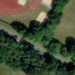 Grass Volleyball Court, Uelzen — aerial view