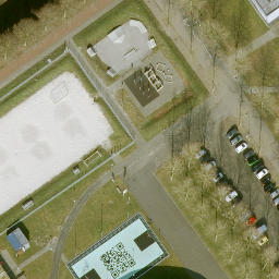 Beach Volleyball — aerial view