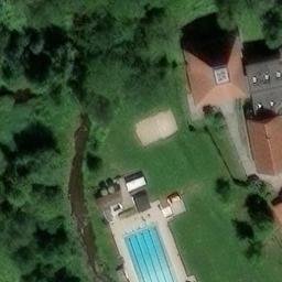Sand Volleyball Court, Syke — aerial view