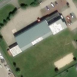 Syke-Mitte Beach Volleyball Court — aerial view