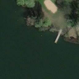 Sand Volleyball Court, Neuruppin — aerial view