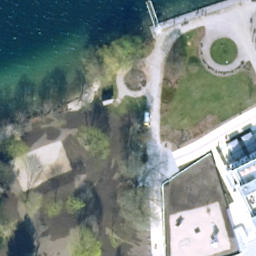 Altenhof Beach Volleyball Court — aerial view
