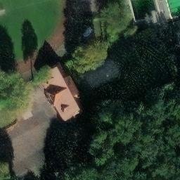 Sand Volleyball Court, Wildeshausen — aerial view