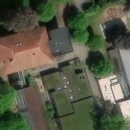 Sand Volleyball Court, Cloppenburg — aerial view