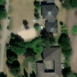 Sand Volleyball Court, Walsrode — aerial view