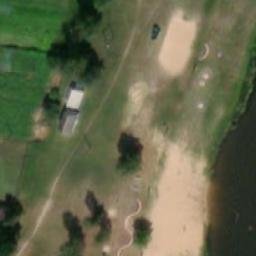 Sand Volleyball Court — aerial view