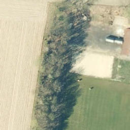 Sand Volleyball Court, Wittingen — aerial view