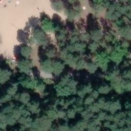 Sand Volleyball Court, Wandlitz — aerial view