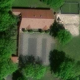 Sand Volleyball Court, Essen (Oldenburg) — aerial view