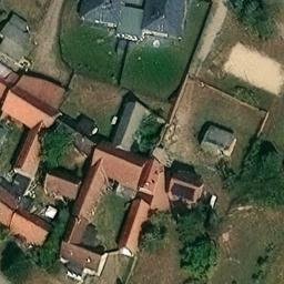 Sand Volleyball Court, Havelberg — aerial view
