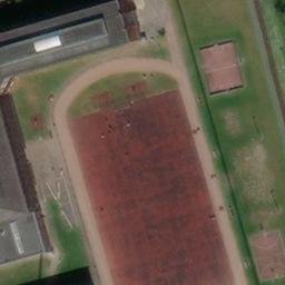 Sand Volleyball Court, Vechta — aerial view