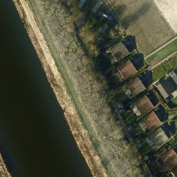 Sand Volleyball Court — aerial view