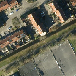 Reflection Beachvolleybal — aerial view