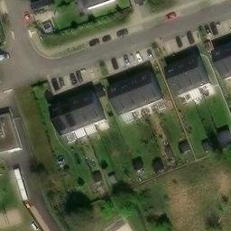 Sand Volleyball Court, Bernau bei Berlin — aerial view