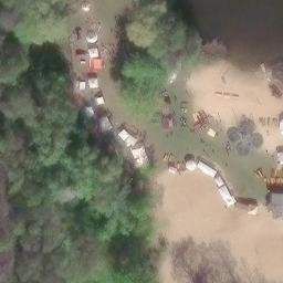 Sand Volleyball Court, Mühlenbecker Land — aerial view