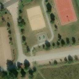 Sand Volleyball Court, Stendal — aerial view