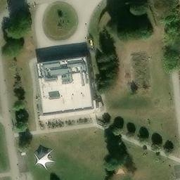 Sand Volleyball Court in Stendal, Sachsen-Anhalt — aerial view