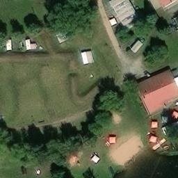 Sand Volleyball Court — aerial view