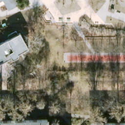 Tartan Volleyball Court, Berlin — aerial view