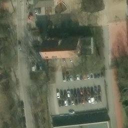 Sand Volleyball Court, Strausberg — aerial view