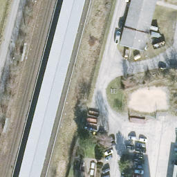 Volleyball Court, Berlin — aerial view
