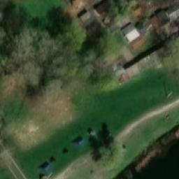 Sand Volleyball Court — aerial view