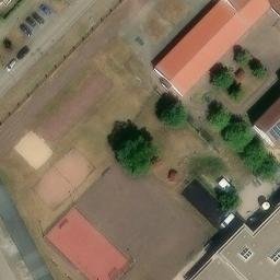 Volleyball Court, Premnitz — aerial view