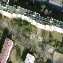 Sand Volleyball Court, Berlin — aerial view