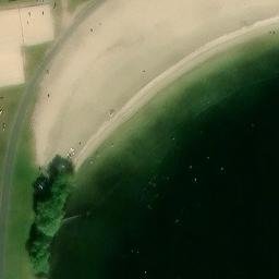 Sand Volleyball Court — aerial view