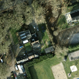 Volleyball Court — aerial view