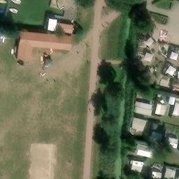 Sand Volleyball Court, Hüde — aerial view
