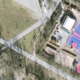 Kreuzberg Beach Volleyball Court — aerial view