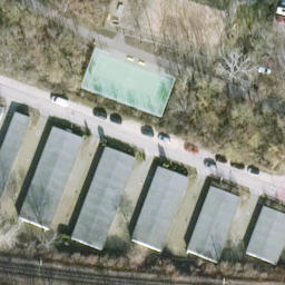 Beachvolleyball — aerial view