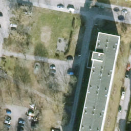 Volleyball Court, Berlin — aerial view