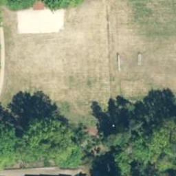 Sand Volleyball Court, Gifhorn — aerial view