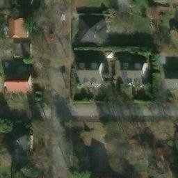 Sand Volleyball Court, Schöneiche bei Berlin — aerial view
